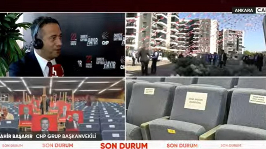 CHP'li Ali Mahir Başarır'dan canlı yayına damgasını vuran ''darbe girişimi'' iddiası!
