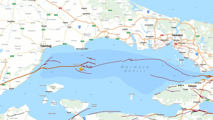 Marmara Denizi'nde bir korkutan deprem daha!