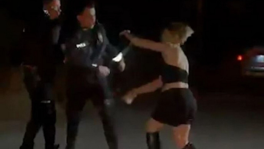 Trafik denetlemesinde ''babam savcı'' diyen kadından polise ''sıkacağım size'' tehdidi