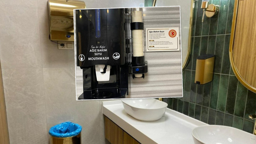 TBMM'nin yenilenen tuvaletlerinde milletin vekillerine çok özel hizmet