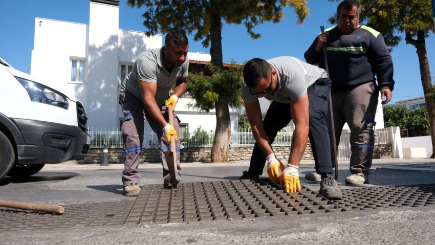 Bodrum’da mazgal ve yağmur suyu hattı temizliği sürüyor