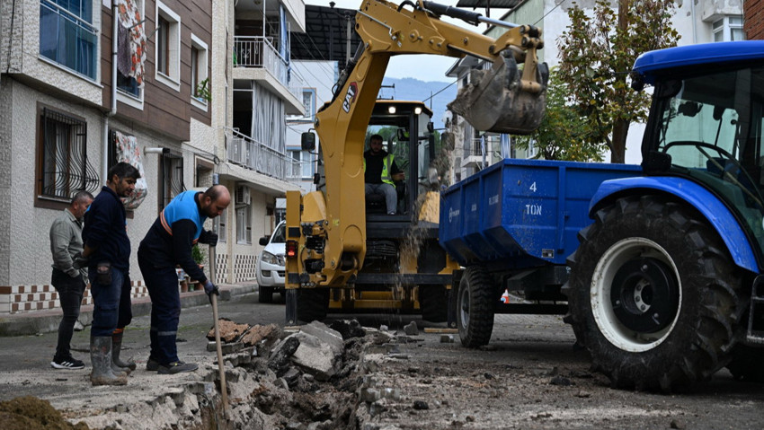 Manisa Büyükşehir Belediyesi Barbaros’un Altyapı Çalışmalarını Tamamlıyor