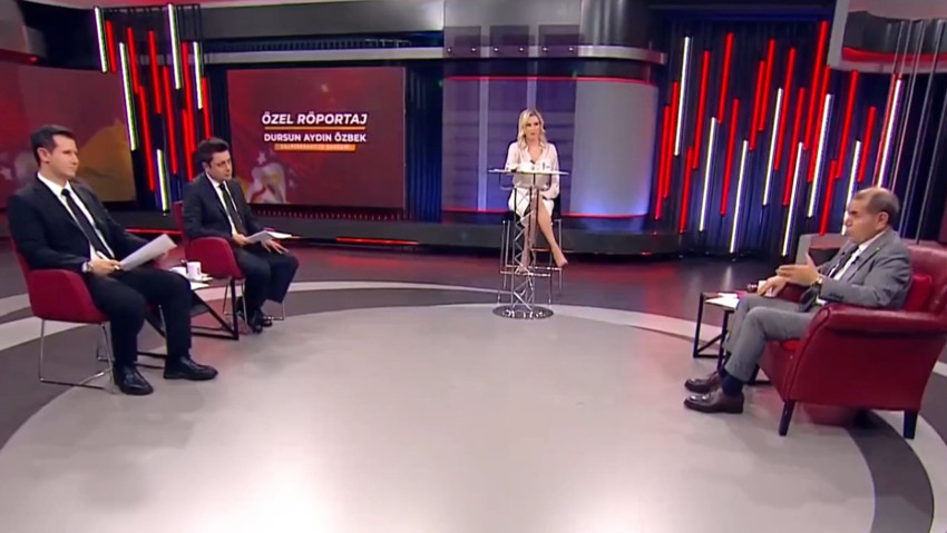 Dursun Özbek'ten canlı yayında sunucuya olay olan fırça!