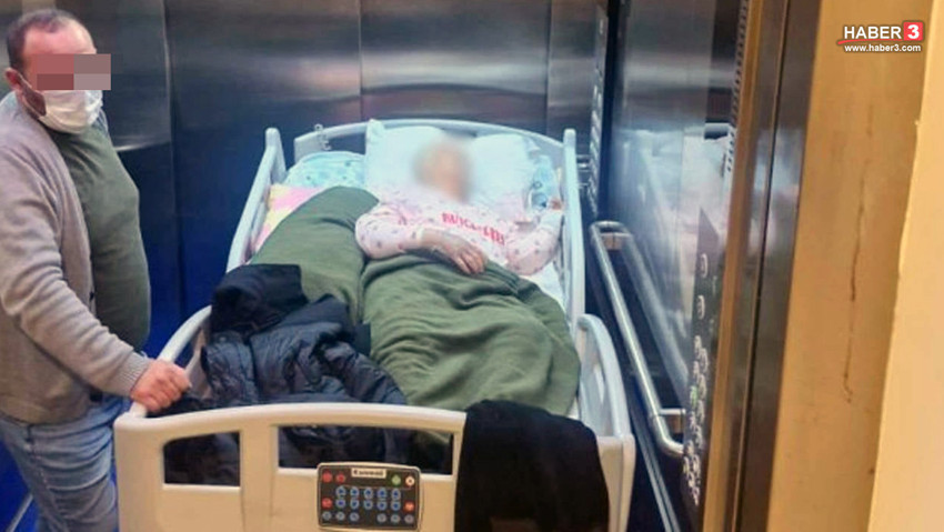 Şehir hastanesinde skandal: Kanser hastası 45 dakika mahsur kaldı