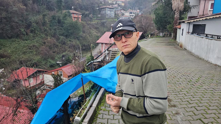 Zonguldak'ta heyelan kabusu: İki ev tahliye edildi - Resim: 4