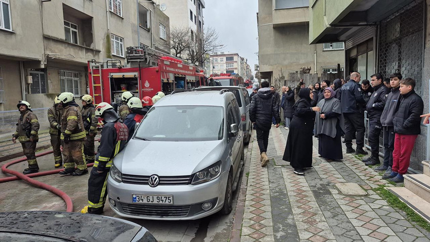 İstanbul'da 6 katlı binada yangın paniği: Ailesini kurtarmak isterken ölümden döndü - Resim: 3
