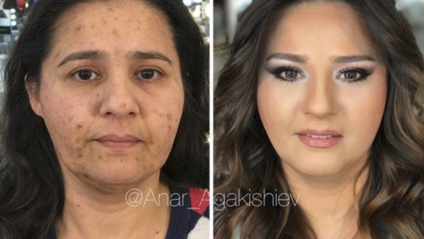 Makyajla bambaşka biri oldular !