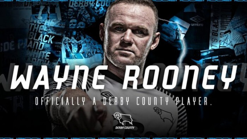 Wayne Rooney, Derby County'e imza attı