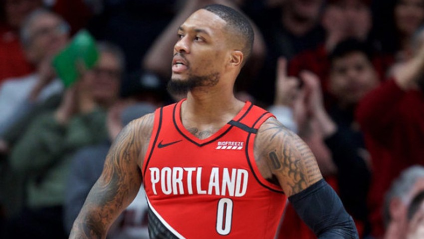 Lillard kariyerinde ilk defa triple double yaptı