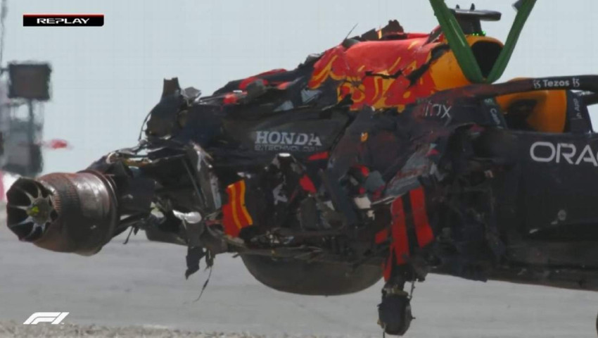 Formula 1'de korkunç kaza