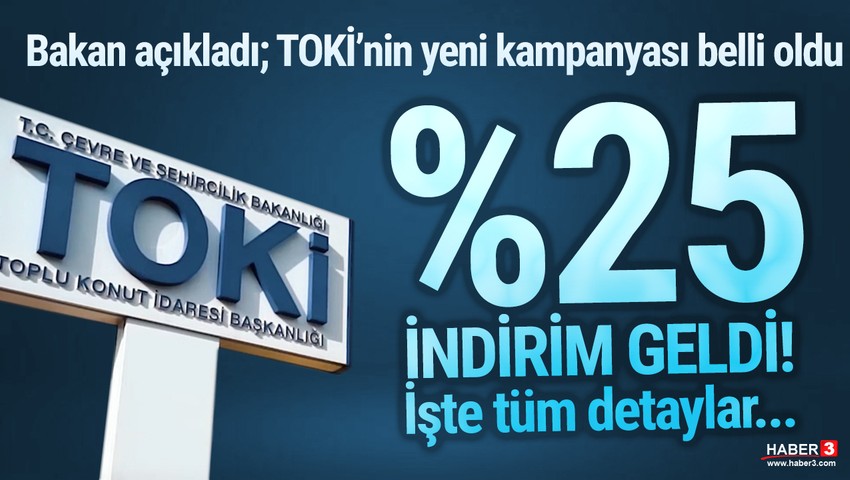 TOKİ’nin yeni indirim kampanyası belli oldu