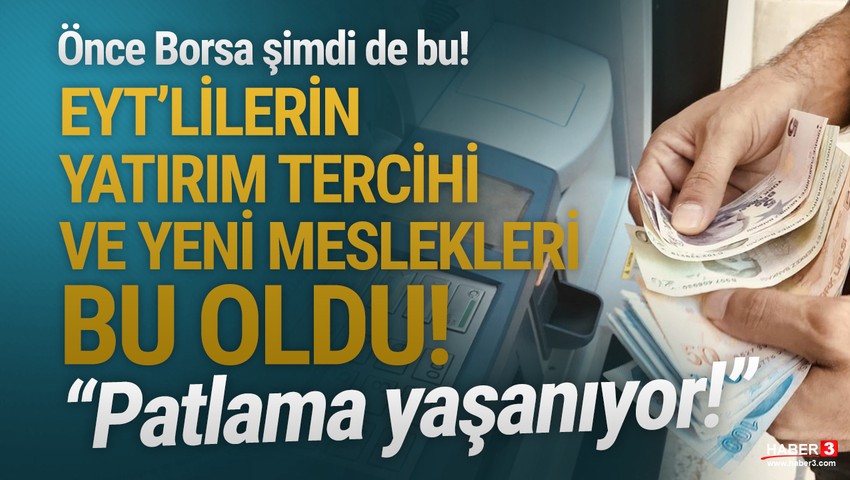 EYT ile emekli olanların yeni mesleği bu oldu