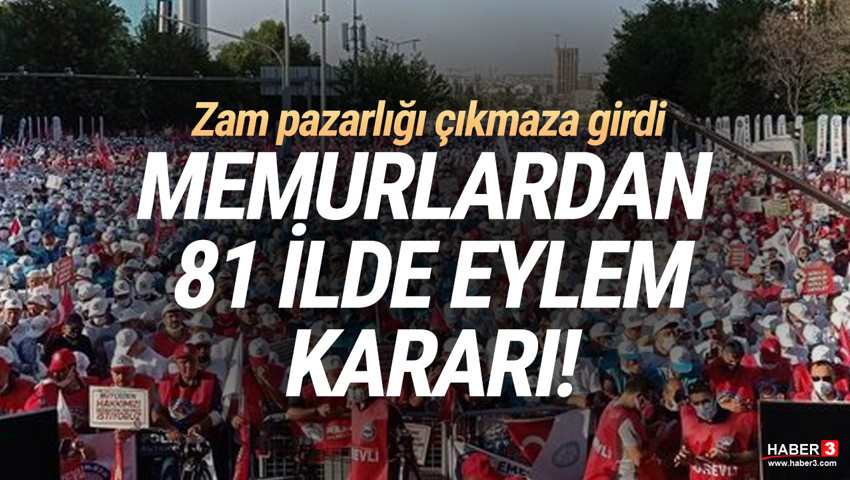 Memur-Sen'den 81 ilde eylem kararı!