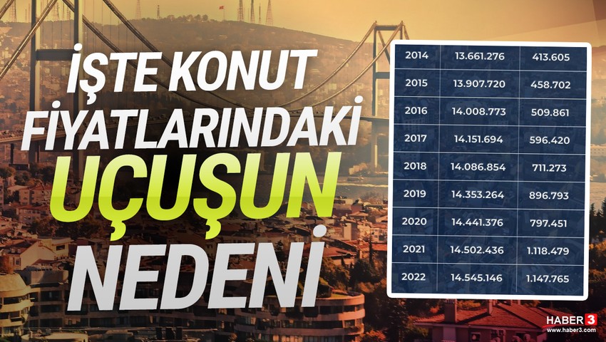 Konut fiyatlarını uçuran neden ortaya çıktı