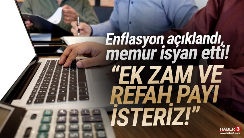 Memur yeniden zam ve refah payı istedi