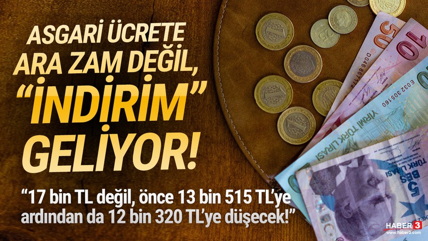 Asgari ücrete ara zam beklenirken... Asgari ücret 3 bin 500 TL düşecek