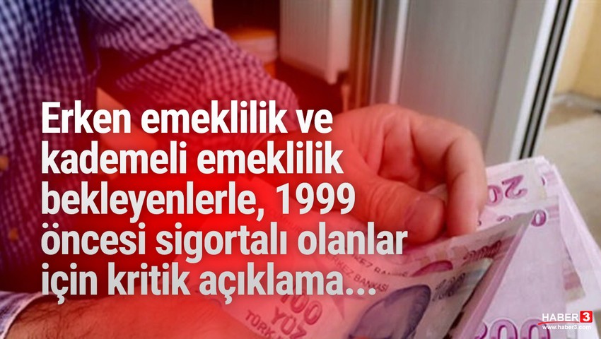 Kademeli emeklilik bekleyenler dikkat