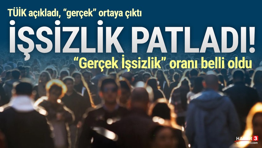 2024 yılı 2. çeyrek işsizlik rakamları açıklandı, gerçek işsizlik rakamı belli oldu