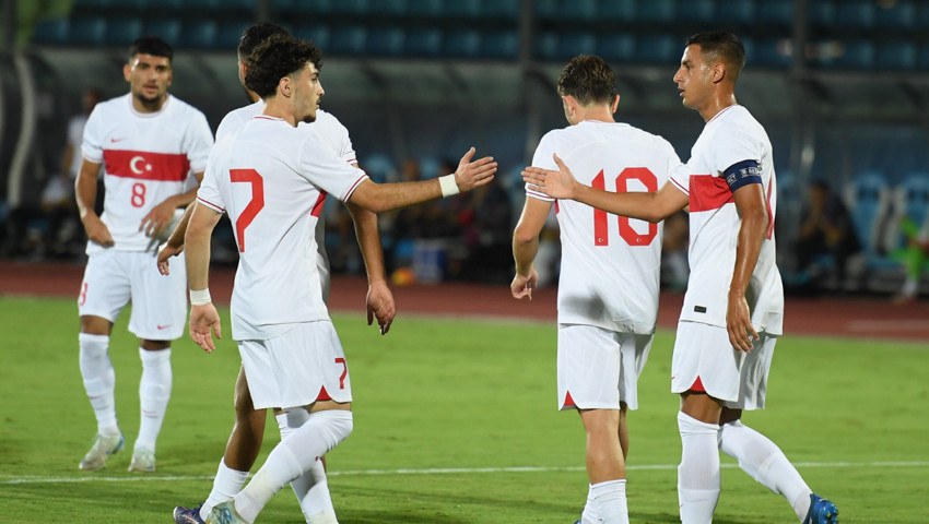 Ümit Milli Takım gol oldu yağdı