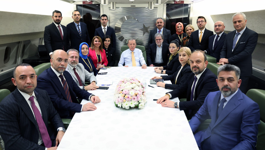Erdoğan'ın uçağına en çok binen gazeteciler belli oldu