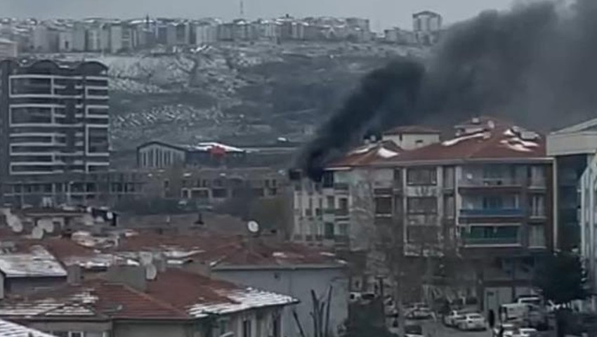 Başkent'te yangın paniği