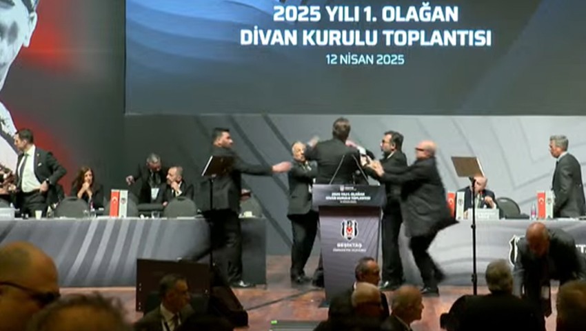 Beşiktaş Divan Kurulu Toplantısı karıştı: Hasan Arat'a yumruklu saldırı!