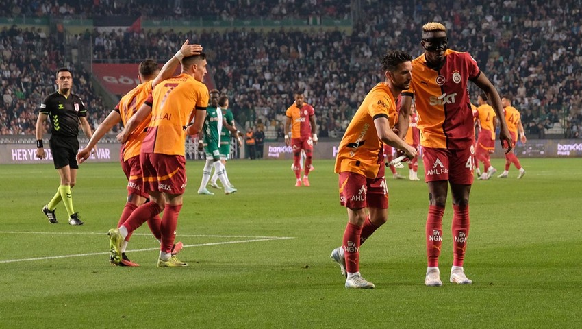 Galatasaray, Konyaspor'u farklı yendi!