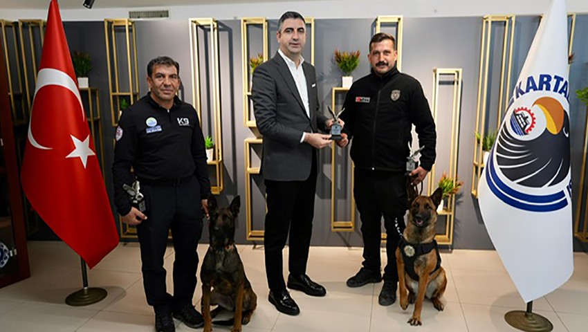 Kartal Arama-Kurtarma Ekibi'nden Başkan Gökhan Yüksel’e ziyaret
