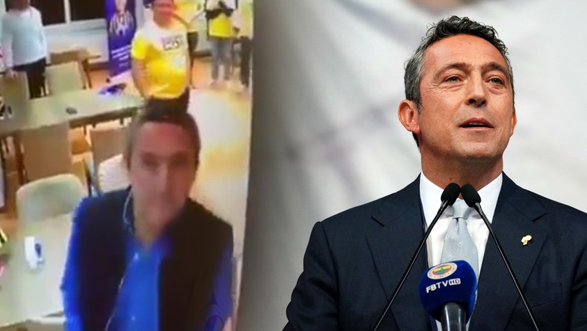 Ali Koç'un dernek ziyaretinin görüntüleri sızdırdılar