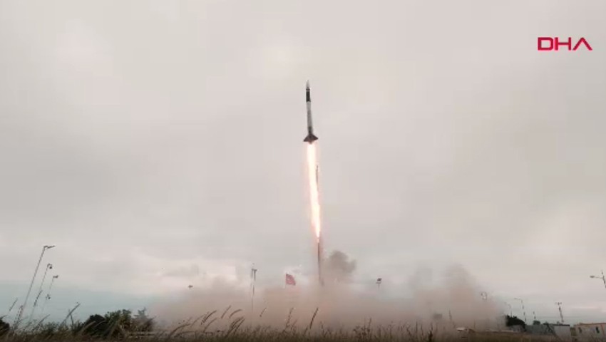 Türkiye'nin milli gücü DeltaV Hibrit Roketi ile irtifa rekoru kırıldı