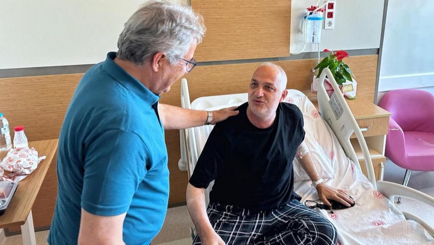 Bandırma Belediye Başkanı Mirza'dan geçmiş olsun ziyareti