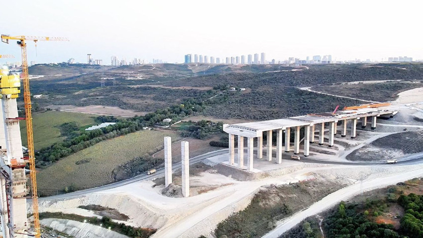 Kanal İstanbul'un ilk köprüsünde 100 metre geçildi - Resim: 4