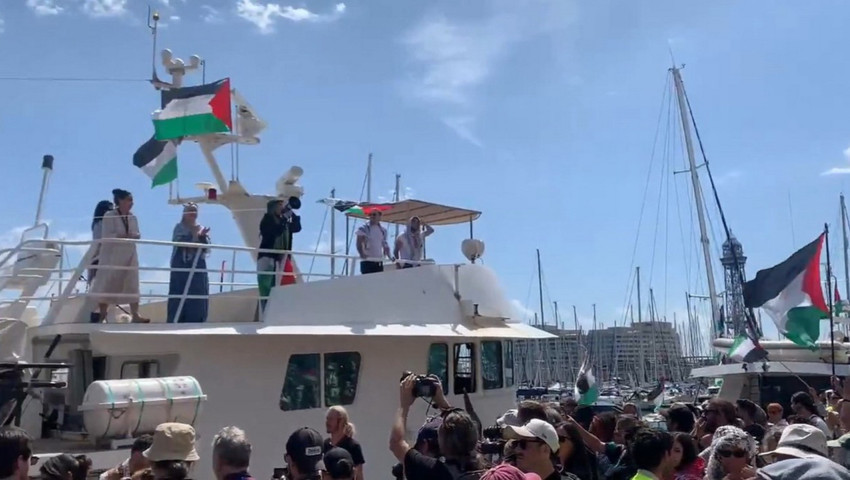 Küresel Sumud Filosu Filistin için yola çıktı... Gazze'ye gidiyorlar!