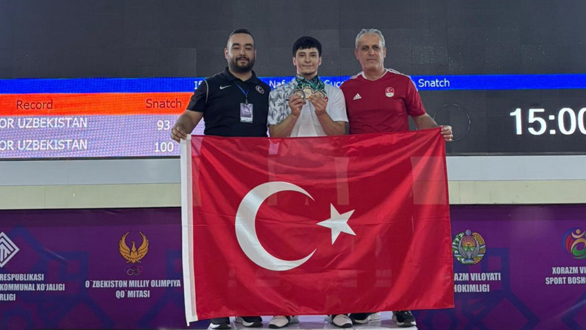 Milli halterci Adem Algül'un şampiyonluğu rekorla geldi