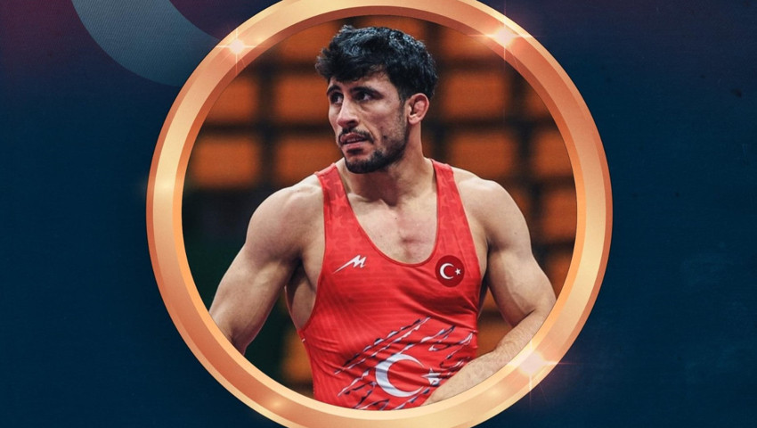 Milli güreşçi Ahmet Yılmaz, dünya üçüncüsü oldu
