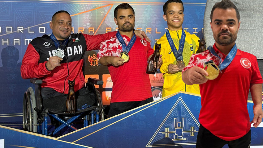 Milli para halterci 179 kiloluk kaldırışıyla dünya şampiyonu oldu!