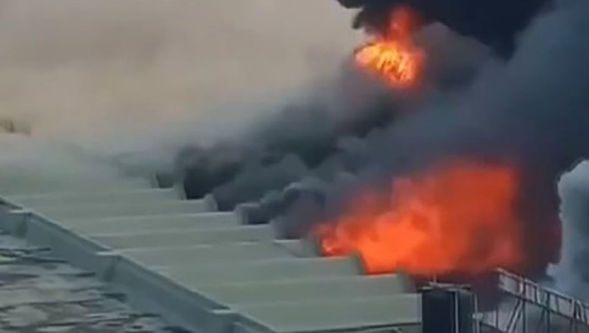 Havalimanında büyük yangın: Tüm uçuşlar durduruldu