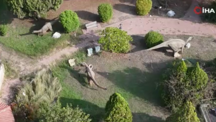 Türkiye'nin dinazor mezarlığı görüntülendi: Sadece 1 yılda bu hale geldi...