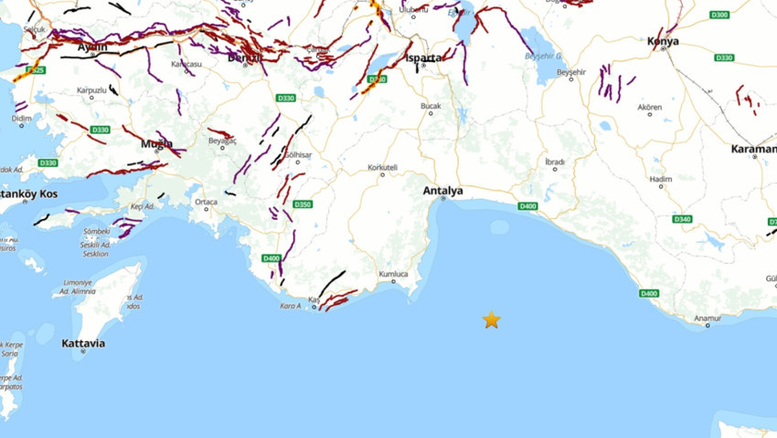 Antalya'da korkutan deprem!