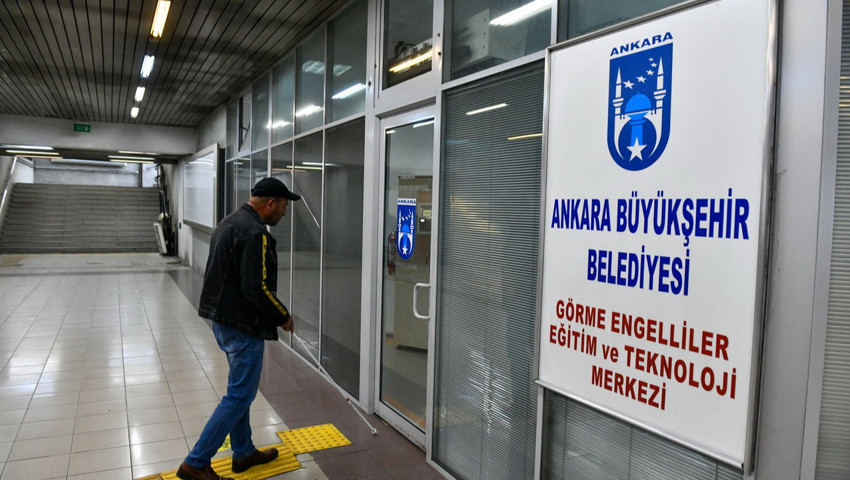 ANKARAY Ankara'da görme engellilerin teknolojiye erişim noktası oldu