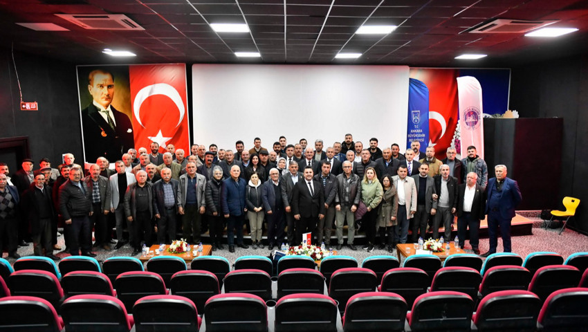 Ankara büyükşehir'den Kalecik'te kırsal kalkınma toplantısı
