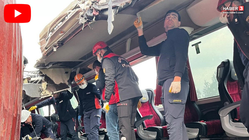 Otoyolda kabus: Yolcu otobüsü TIR ile çarpıştı, çok sayıda ölü ve yaralı var!