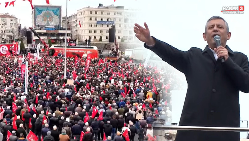 Özgür Özel ''gündeme bomba gibi düşecek'' gelişmeyi mitingde açıkladı