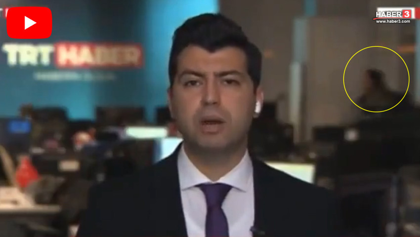 TRT Haber canlı yayınında şok anlar: ''Yeter'' diye bağırdı!