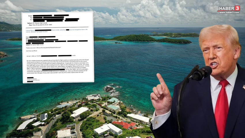 ''Sapkınlık'' adası Epstein skandalında sansürlenen belgelerden Trump'ın uçuşları çıktı!
