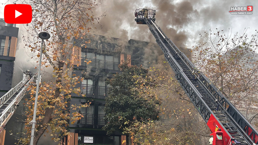 5 katlı binada çıkan yangın 2 bloklu binayı küle çevirdi!