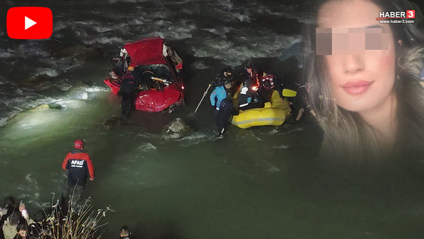Gece yarısı kahderen haber: Bir araç Zap suyuna uçtu, genç kadın hayatını kaybetti!