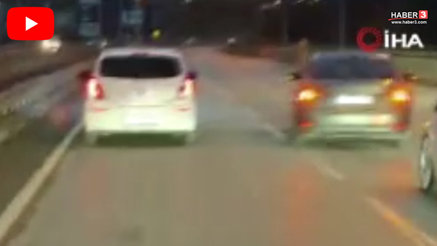 İstanbul'da eli silahlı düğün konvoycusu trafik teröristi dehşet saçtı!