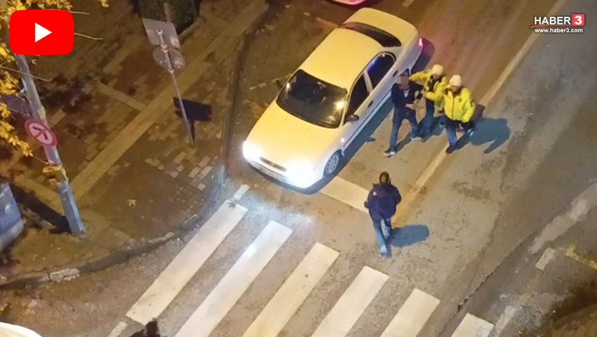 ''Dur'' ihtarından önce araçla sonra yaya olarak kaçtı; polisin açtığı ateş bile durdurmadı!