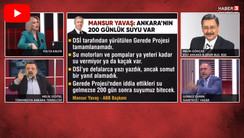 Canlı yayında Melih Gökçek kavgası: ''Senin de yedi ceddinin de...''